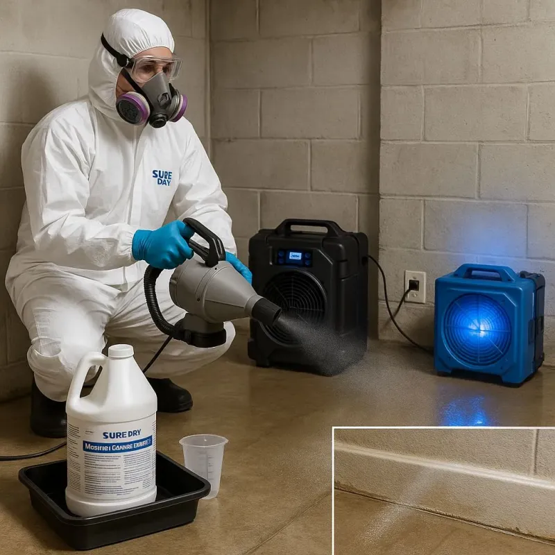 Sanitization and Odor Removal process in Campo, CA